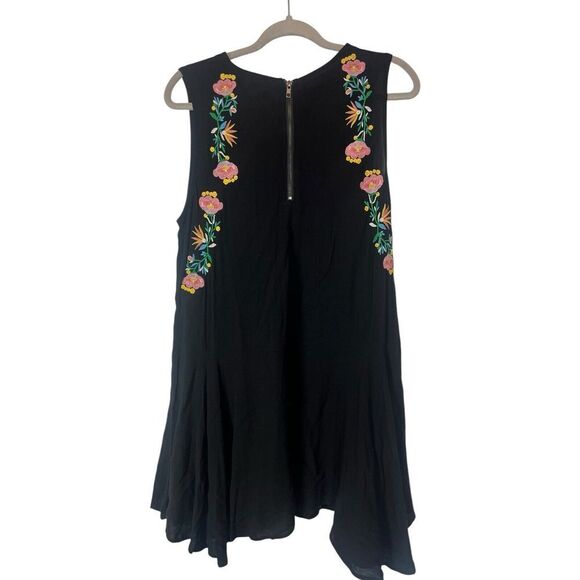 Umgee Floral Embroidered Swing Dress Y2K Style Feminine Cottagecore Fairygoth - Picture 2 of 7